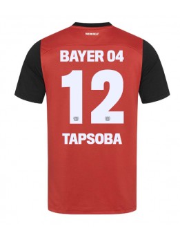 Moški Nogometna dresi replika Bayer Leverkusen Edmond Tapsoba #12 Domači 2024-25 Kratek rokav